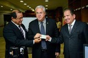 Presidente e 1º vice-presidente do TRT-MG cadastram biometria e recebem visita de dirigentes do TRE (imagem 2)