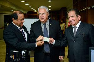 Presidente e 1º vice-presidente do TRT-MG cadastram biometria e recebem visita de dirigentes do TRE (imagem 2)