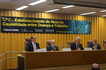 Nexo de causalidade entre doença e trabalho reúne, em Brasília, magistrados e especialistas em saúde pública (imagem 1) Nexo de causalidade entre doença e trabalho reúne, em Brasília, magistrados e especialistas em saúde pública (imagem 1)