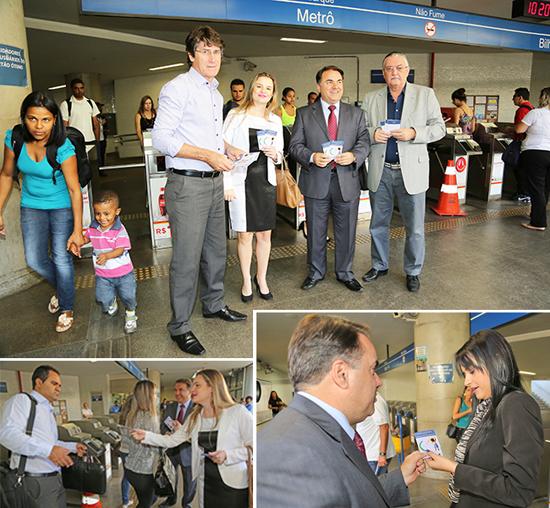 Justiça do Trabalho distribui cartilha contra o trabalho infantil no metrô de BH (imagem 1)