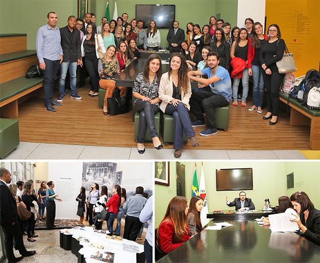 Alunos da Faculdade Metodista Granbery visitam TRT3 (imagem 1)