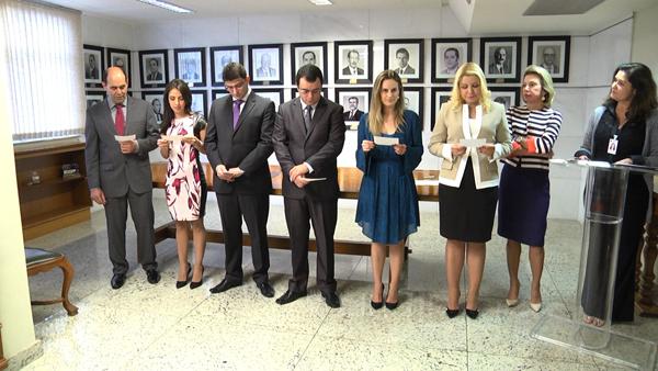Presidente do TRT dá posse a seis juízes por permuta (imagem 1)