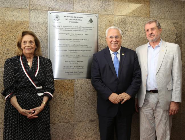 Prédio do TRT recebe nome do desembargador José Waster Chaves (imagem 1)