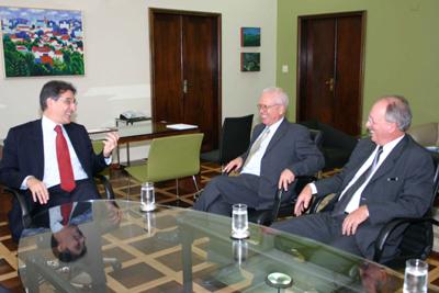 Fernando Pimentel, Prefeito de BH; Ministro José Luciano de Castilho Pereira e Juiz Tarcísio Alberto Giboski