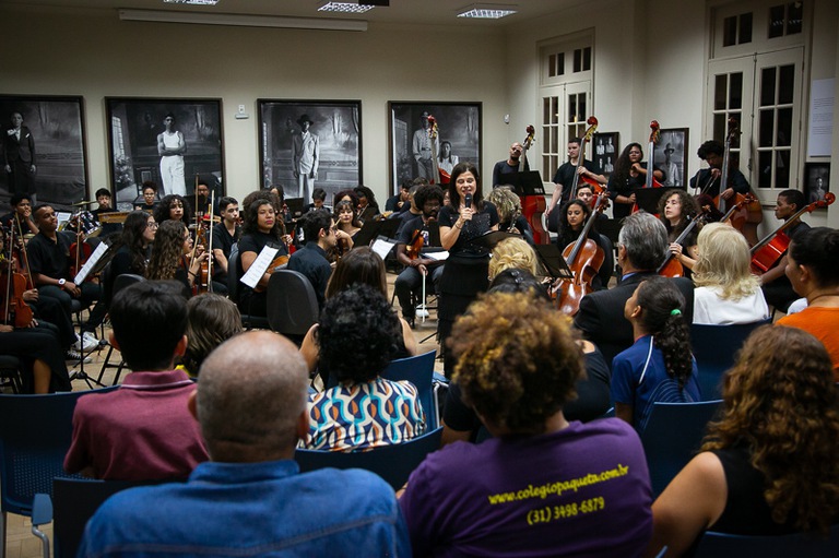 Apresentação da orquestra