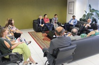 Representantes da nova administração do TRT visitam MPT