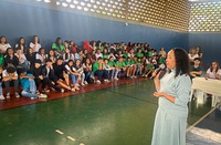 Juízas do TRT-MG levam palavras de otimismo a alunos de Escola Municipal de BH