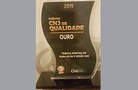 Justiça do Trabalho em MG recebe Prêmio CNJ de Qualidade, categoria Ouro, em Maceió