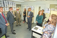Ministro Lelio Bentes visita Cejusc de 2º grau e Escola Judicial