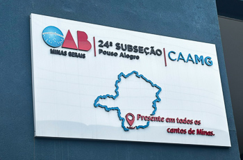 Fachada da OAB-Pouso Alegre, onde foi apresentado o PPLR nesta terça-feira
