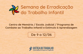imagem de fundo bege com desenho de catavento colorido no lado superior esquerdo. Está escrito o nome do evento, de 9 a 12 de junho.