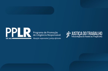 Arte com fundo azul e a inscrição PPLR em branco
