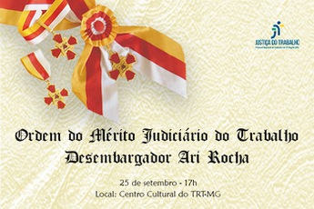 arte de fundo branco com foto da medalha Ari Rocha em branco, vermelho e amarelo