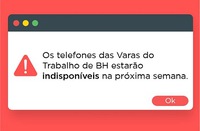 Varas do trabalho de BH ficam sem telefone na próxima semana