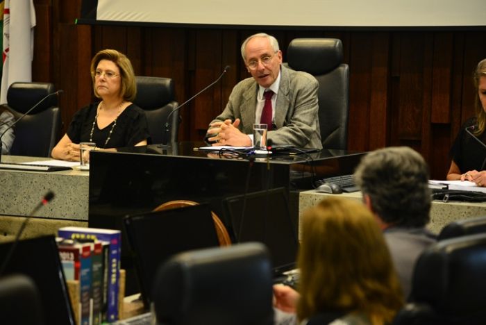 Desembargadores Ricardo Mohallem e Denise Horta. (Foto: Thiago Soraggi)