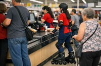 Supermercado é condenado a indenizar após acidente com empregada que usava patins no trabalho