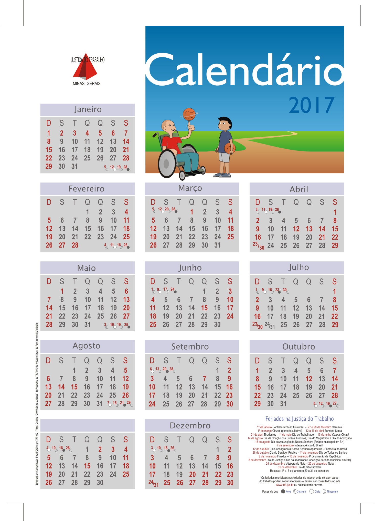 Calendário 2017