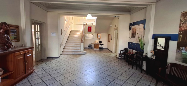 Foto do Hall de entrada do Edifício do Centro Cultural atualmente