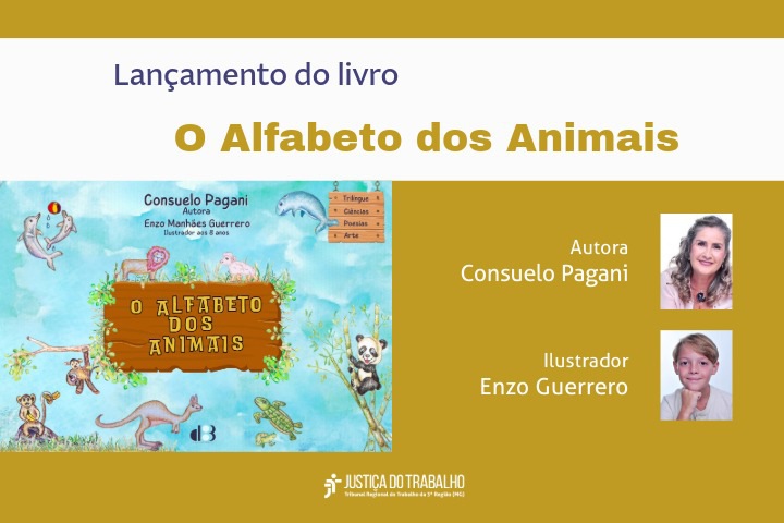 E-mail marketing Lançamento livro O alfabeto dos animais Centro Cultural (1).jpeg Banner com informações do lançamento do livro "O Alfabeto dos Animais"