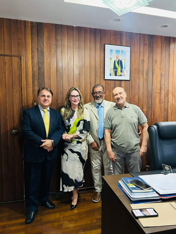 Paulo Henrique Canabrava Haddad, Assessor de Relações Institucionais; Paula Oliveira Cantelli, Gestora do Programa de Erradicação ao Trabalho Infantil e de Estímulo à Aprendizagem; Carlos Alberto Calazans, Superintendente do Ministério do Trabalho e Emprego; Desembargador Luiz Otávio Linhares Renault.