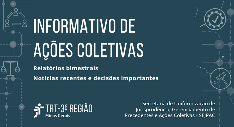 capa Informativo de Ações Coletivas - meramente ilustrativa