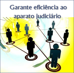 Garante eficiência ao aparato do Judiciário