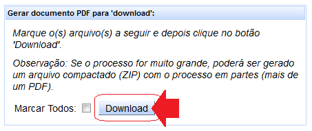 Clicar no botão Download.