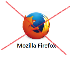 Fechar todas as abas e todas as janelas do Mozilla Firefox, mesmo aquelas abertas em outros sites.