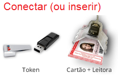 Conectar (ou inserir) o certificado digital.