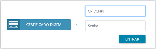 Figura 1 - Tela do Serviço de Autenticação Única da PDPJ-Br.