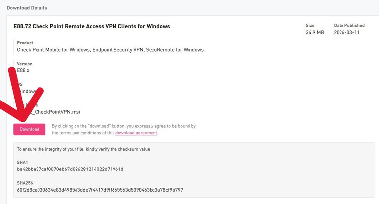 download-checkpoint3.JPG Download do checkpoint com botão para confirmar o download