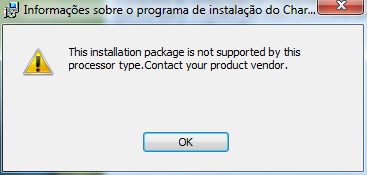 charismathics - instalar - erro 2