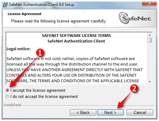 safenet - instalar 4